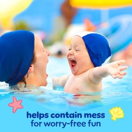 Pampers Swim Diapers - Splashers - Size 4, 18 Count, Gap-Free Disposable Baby Swimming Pants Pampers Swim Diapers - Splashers - Size 4, 18 Count, Gap-Free Disposable Baby Swimming Pants