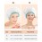 mikimini White Shower Cap for Long Hair 1 Pack, 12 inch large size,Waterproof Washable Hair Caps for Women and Girls, Super Cute and Extra Large
