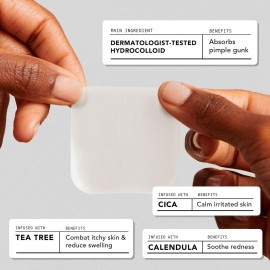 AVARELLE Acne Patches XL, FSA HSA Acne Cover Patch Large | Pimple Patches for Face Cheek & Nose (8 Count) | Large Hydrocolloid Acne Treatment with Tea Tree, Calendula, & Cica AVARELLE Acne Patches XL, FSA HSA Acne Cover Patch Large | Pimple Patches for Face Cheek & Nose (8 Count) | Large Hydrocolloid Acne Treatment with Tea Tree, Calendula, & Cica