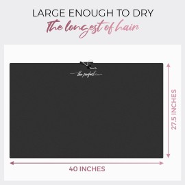 Microfiber Hair Towel Wrap for Women - Gift and Travel - Smooth like Silk - Curly, Wavy, Straight Hair Girls - Plopping Essential - Anti-Frizz, Fast Drying, Works Better than a T-Shirt Microfiber Hair Towel Wrap for Women - Gift and Travel - Smooth like Silk - Curly, Wavy, Straight Hair Girls - Plopping Essential - Anti-Frizz, Fast Drying, Works Better than a T-Shirt