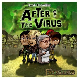 Fryx Games After The Virus: A Cooperative Zombie Deckbuilder for 1-3 Players, Ages 14+