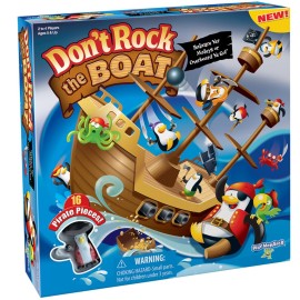 Dont Rock the Boat Board Game - Kids Games, Family Games for Kids and Adults, Board Games for Family Night, Multi-Player Board Games, Builds Hand & Eye Coordination, Balancing Toy, Ages 5+
