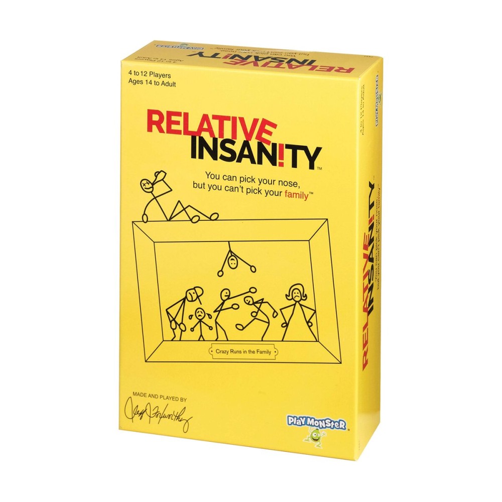 Relative Insanity, Card Games - Family Games Night, Kids Games, Laugh Till You Drop Card Games for Adults, Travel Games, Fun, Kid Games, Designed by Comedian Jeff Foxworthy, Multi-Player, Ages 14+ Relative Insanity, Card Games - Family Games Night, Kids Games, Laugh Till You Drop Card Games for Adults, Travel Games, Fun, Kid Games, Designed by Comedian Jeff Foxworthy, Multi-Player, Ages 14+