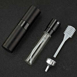 Lisapack 8ML Atomizer Perfume Spray Bottle for Travel, Empty Refillable Cologne Dispenser, Portable Sprayer (Matte Black) Lisapack 8ML Atomizer Perfume Spray Bottle for Travel, Empty Refillable Cologne Dispenser, Portable Sprayer (Matte Black)