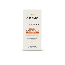 Cremo Cologne for Men - Spice & Black Vanilla Mens Cologne Spray - An Explosion of Vibrant Spices, Dark Woods and Black Vanilla, Fragrances For Men, 3.4 Fl Oz Cremo Cologne for Men - Spice & Black Vanilla Mens Cologne Spray - An Explosion of Vibrant Spices, Dark Woods and Black Vanilla, Fragrances For Men, 3.4 Fl Oz