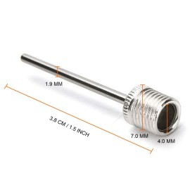 Ball Pump Inflation Needle (Pack of 15) - Stainless Steel Air Pump Needles - Ideal for Blowing Up Football, Basketball, Volleyball, and All Other Sports Balls - by Mobi Lock Ball Pump Inflation Needle (Pack of 15) - Stainless Steel Air Pump Needles - Ideal for Blowing Up Football, Basketball, Volleyball, and All Other Sports Balls - by Mobi Lock