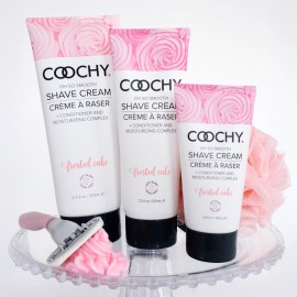Coochy Intimate Shaving Cream | Shave Conditioner & Moisturizer for Face & Body | Ideal for Sensitive Skin Care| Frosted Cake, 7.2 oz