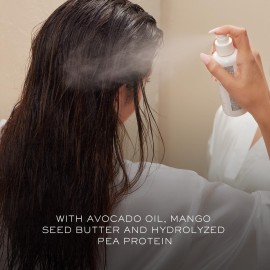 Kristin Ess Hydrating Heat Protection Spray for Hair - Blow Dry Frizz Control + Shine Enhancing -Anti Humidity Thermal Heat Protectant Spray - Repair + Protect Hair Up to 450 Degrees - Pear Fragrance