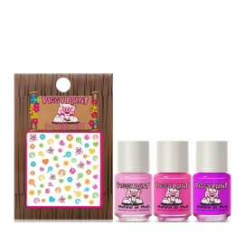 Piggy Paint | 100% Non-Toxic Girls Nail Polish | Safe, Cruelty-free, Vegan, & Low Odor for Kids | Rainbow Party (3 Polish + Nail Art Gift Set) Piggy Paint | 100% Non-Toxic Girls Nail Polish | Safe, Cruelty-free, Vegan, & Low Odor for Kids | Rainbow Party (3 Polish + Nail Art Gift Set)