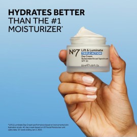 No7 Lift & Luminate Triple Action Day Cream - Anti-Aging Face Cream SPF 30, Hyaluronic Acid & Vitamin C - Visibly Firms Skin for Healthy Looking Radiance - Suitable for Sensitive Skin (1.69 Fl Oz) No7 Lift & Luminate Triple Action Day Cream - Anti-Aging Face Cream SPF 30, Hyaluronic Acid & Vitamin C - Visibly Firms Skin for Healthy Looking Radiance - Suitable for Sensitive Skin (1.69 Fl Oz)