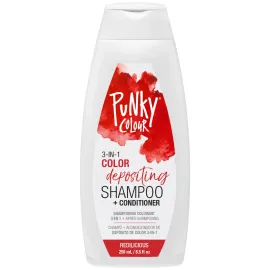 Punky Colour 3-in-1 Color Depositing Hair Cleanser & Conditioner, 8.5 fl oz. (Redilicious)