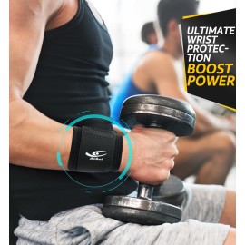 HiRui 2 PACK Wrist Compression Strap and Wrist Brace Sport Wrist Support for Fitness, Weightlifting, Tendonitis, Carpal Tunnel Arthritis, Pain Relief-Wear Anywhere-Unisex,Adjustable HiRui 2 PACK Wrist Compression Strap and Wrist Brace Sport Wrist Support for Fitness, Weightlifting, Tendonitis, Carpal Tunnel Arthritis, Pain Relief-Wear Anywhere-Unisex,Adjustable