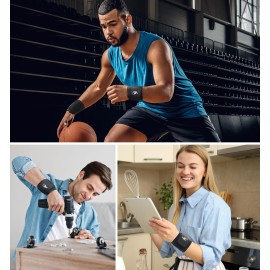 HiRui 2 PACK Wrist Compression Strap and Wrist Brace Sport Wrist Support for Fitness, Weightlifting, Tendonitis, Carpal Tunnel Arthritis, Pain Relief-Wear Anywhere-Unisex,Adjustable HiRui 2 PACK Wrist Compression Strap and Wrist Brace Sport Wrist Support for Fitness, Weightlifting, Tendonitis, Carpal Tunnel Arthritis, Pain Relief-Wear Anywhere-Unisex,Adjustable