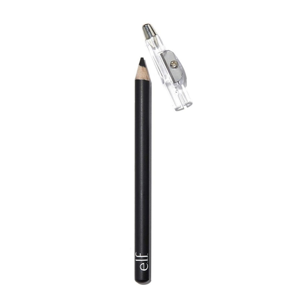 e.l.f. Satin Eyeliner Pencil, Smooth Glide Eyeliner For A Satin Finish, Includes A Built-In Sharpener, Vegan & Cruelty-Free, Black e.l.f. Satin Eyeliner Pencil, Smooth Glide Eyeliner For A Satin Finish, Includes A Built-In Sharpener, Vegan & Cruelty-Free, Black