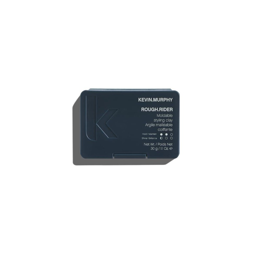 KEVIN.MURPHY ROUGH.RIDER Clay - Hair Strengthening - For All Hair Types - Moldable Styling Clay - Sulphate Free Care - 30 g / 1.1 oz KEVIN.MURPHY ROUGH.RIDER Clay - Hair Strengthening - For All Hair Types - Moldable Styling Clay - Sulphate Free Care - 30 g / 1.1 oz