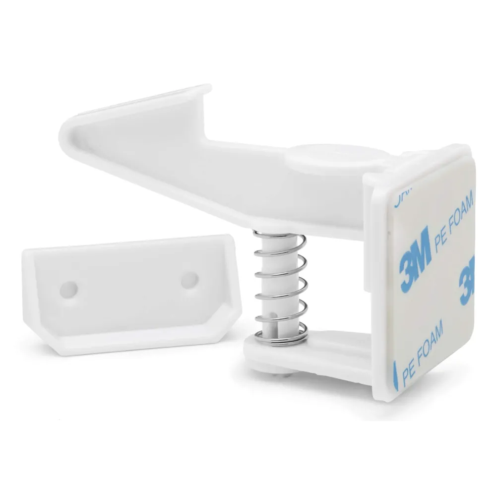 12 Pack Cabinet Locks Child Safety | Baby Safety Cabinet Locks NO Drilling 3M Adhesive Baby Proof Drawer Lock Child proofing cabinets latches for Kids Latch for Drawers & Door Child Safety Locks