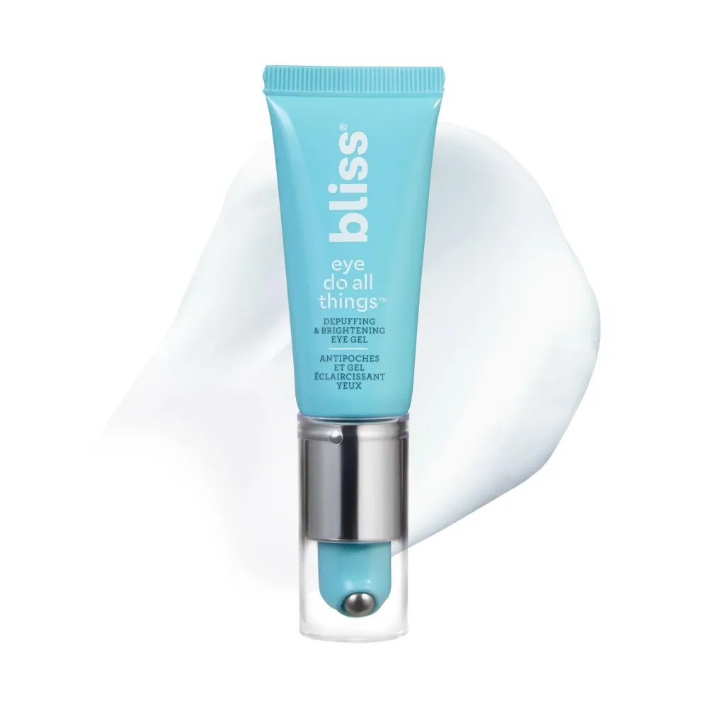 bliss Eye Do All Things Hydrating Eye Gel Depuff & Brighten Straight-from-the-Spa Paraben Free, Cruelty Free 0.7 fl oz bliss Eye Do All Things Hydrating Eye Gel Depuff & Brighten Straight-from-the-Spa Paraben Free, Cruelty Free 0.7 fl oz