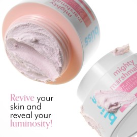 Bliss Mighty Marshmallow Bright & Radiant Whipped Mask - Brightening & Hydrating Face Mask - 1.7 Oz - Luminious Skin - Clean - Vegan & Cruelty-Free - All Skin Types Bliss Mighty Marshmallow Bright & Radiant Whipped Mask - Brightening & Hydrating Face Mask - 1.7 Oz - Luminious Skin - Clean - Vegan & Cruelty-Free - All Skin Types