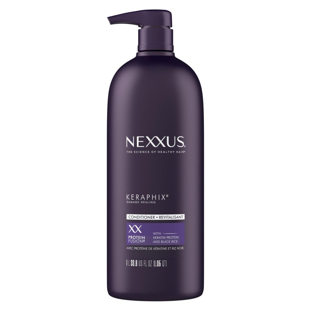 Nexxus Keraphix ProteinFusion Conditioner with Keratin Protein and Black Rice Conditioner for Damaged Hair 33.8 oz Nexxus Keraphix ProteinFusion Conditioner with Keratin Protein and Black Rice Conditioner for Damaged Hair 33.8 oz