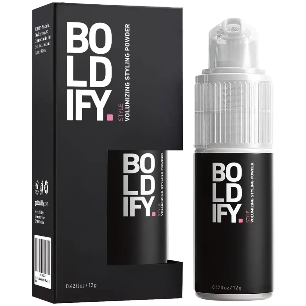 BOLDIFY Hair Texture Powder and Volumizer - Styling for Thinning Hair - Volumizing Powder for Women & Men - Travel Size BOLDIFY Hair Texture Powder and Volumizer - Styling for Thinning Hair - Volumizing Powder for Women & Men - Travel Size