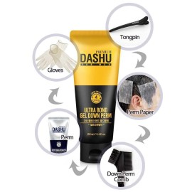 DASHU Premium Ultra Bond Gel Down Perm 3.5oz - Helps tame frizzy hair DASHU Premium Ultra Bond Gel Down Perm 3.5oz - Helps tame frizzy hair