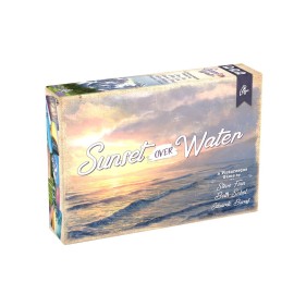 Sunset Over Water Card Game - A Picturesque Game of Painting Landscapes and Exploring Nature by Pencil First Games for 1-4 Players