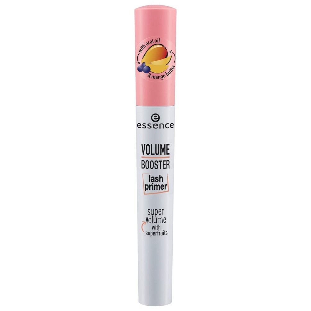 essence | Volume Booster Lash Primer Mascara | Infused with Mango Butter and Acai Oil for Nurtured Lashes | Conditioning Mascara Primer | White | Vegan | Paraben & Cruelty Free (Pack of 1) essence | Volume Booster Lash Primer Mascara | Infused with Mango Butter and Acai Oil for Nurtured Lashes | Conditioning Mascara Primer | White | Vegan | Paraben & Cruelty Free (Pack of 1)