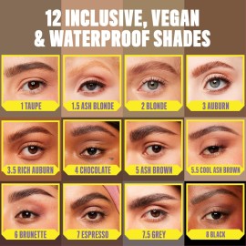 NYX PROFESSIONAL MAKEUP Micro Brow Pencil, Precise Eyebrow Pencil - Chocolate NYX PROFESSIONAL MAKEUP Micro Brow Pencil, Precise Eyebrow Pencil - Chocolate