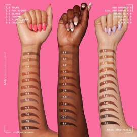 NYX PROFESSIONAL MAKEUP Micro Brow Pencil, Precise Eyebrow Pencil - Chocolate NYX PROFESSIONAL MAKEUP Micro Brow Pencil, Precise Eyebrow Pencil - Chocolate