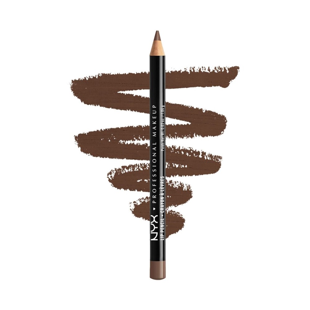 NYX PROFESSIONAL MAKEUP Slim Lip Pencil, Long-Lasting Creamy Lip Liner - Espresso NYX PROFESSIONAL MAKEUP Slim Lip Pencil, Long-Lasting Creamy Lip Liner - Espresso