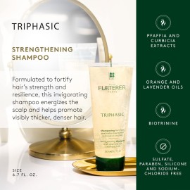 Rene Furterer Triphasic Thickening Shampo, Thinning Hair - Scalp Nutrition 6.7 fl oz. Rene Furterer Triphasic Thickening Shampo, Thinning Hair - Scalp Nutrition 6.7 fl oz.