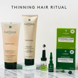 Rene Furterer Triphasic Thickening Shampo, Thinning Hair - Scalp Nutrition 6.7 fl oz. Rene Furterer Triphasic Thickening Shampo, Thinning Hair - Scalp Nutrition 6.7 fl oz.