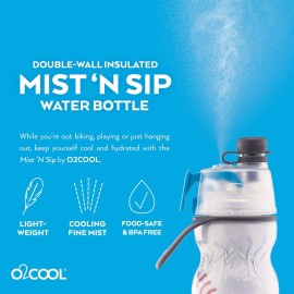 Mist N\' Sip Insulated Water Misting Squeeze Bottle- 20 oz Mist N\' Sip Insulated Water Misting Squeeze Bottle- 20 oz