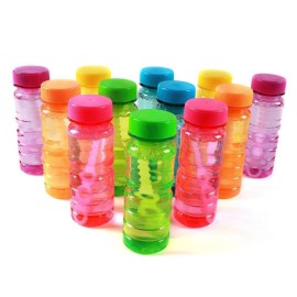 Big Bubble Bottle 12 Pack - 4oz Blow Bubbles Solution Novelty Summer Toy - Activity Party Favor Assorted Colors Set Big Bubble Bottle 12 Pack - 4oz Blow Bubbles Solution Novelty Summer Toy - Activity Party Favor Assorted Colors Set
