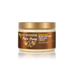 Creme Of Nature, Curl Cream for Curly Hair, Pure Honey Moisture Whip Twisting Cream for Dry Dehydrated Hair, 11.5 Fl Oz