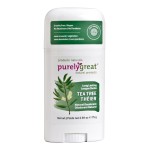 Purelygreat Natural Deodorant Stick - Tea Tree - EWG Verified - Vegan, Cruelty Free - No Aluminum, No Parabens - Essential Oils