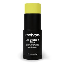 Mehron Makeup CreamBlend Stick | Face Paint, Body Paint, & Foundation Cream Makeup | Perfect for Halloween .75 oz (21 g) (Ogre Green) Mehron Makeup CreamBlend Stick | Face Paint, Body Paint, & Foundation Cream Makeup | Perfect for Halloween .75 oz (21 g) (Ogre Green)