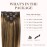 GOO GOO Clip in Hair Extensions Real Human Hair, Remy Human Hair Extensions Clip ins for Women, Natural Human Hair, 16inch 120g 7Pcs, 4/27/4 Balayage Chocolate Brown to Caramel Blonde