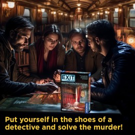 Dead Man on The Orient Express | Exit: The Game - A Kosmos Game | Family-Friendly, Card-Based at-Home Escape Room Experience for 1 to 4 Players, Ages 12+