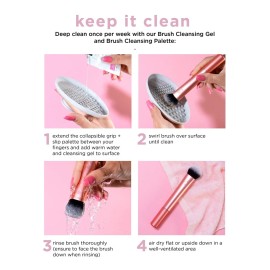 Real Techniques Mini Multitask Makeup Brush, For Blush, Bronzer & Powder, Face Brush with Custom-Cut Synthetic Bristles, For Loose & Pressed Powder, Travel Sized, Vegan & Cruelty-Free, 1 Count Real Techniques Mini Multitask Makeup Brush, For Blush, Bronzer & Powder, Face Brush with Custom-Cut Synthetic Bristles, For Loose & Pressed Powder, Travel Sized, Vegan & Cruelty-Free, 1 Count