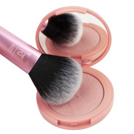 Real Techniques Mini Multitask Makeup Brush, For Blush, Bronzer & Powder, Face Brush with Custom-Cut Synthetic Bristles, For Loose & Pressed Powder, Travel Sized, Vegan & Cruelty-Free, 1 Count Real Techniques Mini Multitask Makeup Brush, For Blush, Bronzer & Powder, Face Brush with Custom-Cut Synthetic Bristles, For Loose & Pressed Powder, Travel Sized, Vegan & Cruelty-Free, 1 Count