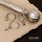 Ivilon Drapery Curtain Clip Rings - Clips Ring for Curtain Panels 1.7, Set of 14 - Brushed Nickel