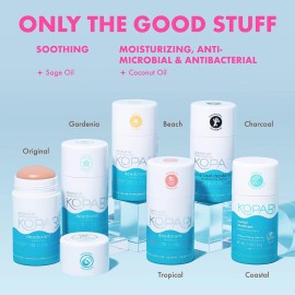 Kopari Aluminum Free Coconut Deodorant, Non Toxic & Clean Plant-Based, No Aluminum, Parabens or Baking Soda, Long Lasting Protection, Original 2 oz Kopari Aluminum Free Coconut Deodorant, Non Toxic & Clean Plant-Based, No Aluminum, Parabens or Baking Soda, Long Lasting Protection, Original 2 oz