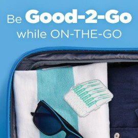 GUM Soft-Picks Advanced, Easy to Use Dental Picks for Teeth Cleaning and Gum Health, Disposable Interdental Brushes with Convenient Carry Case, Dentist Recommended Dental Picks, 90ct (4pk) GUM Soft-Picks Advanced, Easy to Use Dental Picks for Teeth Cleaning and Gum Health, Disposable Interdental Brushes with Convenient Carry Case, Dentist Recommended Dental Picks, 90ct (4pk)