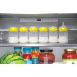 Max Strength Pro Breastmilk Bottles 6pc Set with Leak Proof Lids, 6.oz 180ml Reusable Wide Neck Bottles Best for Breast Milk Collection & Storage Solution, BPA Free, Fits Spectra & Avent Models Max Strength Pro Breastmilk Bottles 6pc Set with Leak Proof Lids, 6.oz 180ml Reusable Wide Neck Bottles Best for Breast Milk Collection & Storage Solution, BPA Free, Fits Spectra & Avent Models