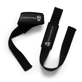 Gymreapers Lifting Wrist Straps for Weightlifting, Bodybuilding, Powerlifting, Strength Training, & Deadlifts - Padded Neoprene with 18 Cotton (Black) Gymreapers Lifting Wrist Straps for Weightlifting, Bodybuilding, Powerlifting, Strength Training, & Deadlifts - Padded Neoprene with 18 Cotton (Black)