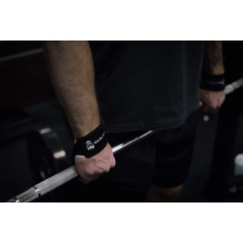 Gymreapers Lifting Wrist Straps for Weightlifting, Bodybuilding, Powerlifting, Strength Training, & Deadlifts - Padded Neoprene with 18 Cotton (Black) Gymreapers Lifting Wrist Straps for Weightlifting, Bodybuilding, Powerlifting, Strength Training, & Deadlifts - Padded Neoprene with 18 Cotton (Black)