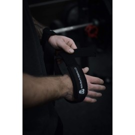 Gymreapers Lifting Wrist Straps for Weightlifting, Bodybuilding, Powerlifting, Strength Training, & Deadlifts - Padded Neoprene with 18 Cotton (Black) Gymreapers Lifting Wrist Straps for Weightlifting, Bodybuilding, Powerlifting, Strength Training, & Deadlifts - Padded Neoprene with 18 Cotton (Black)