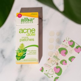 Alba Botanica Acnedote Pimple Patches for Face - Pimple, Spot Patches - Hydrocolloid Skincare Patches - 40 Count