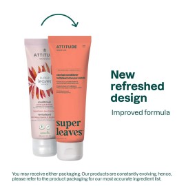 ATTITUDE Colorlast Hair Conditioner, For Color Treated Hair, Protects Color, Naturally Derived Ingredients, Vegan Detangler, Dermatologically Tested, Avocado Oil and Pomegranate, 8 Fl Oz ATTITUDE Colorlast Hair Conditioner, For Color Treated Hair, Protects Color, Naturally Derived Ingredients, Vegan Detangler, Dermatologically Tested, Avocado Oil and Pomegranate, 8 Fl Oz